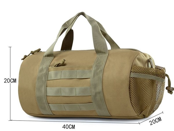 Les dimensions du sac militaire BOND65