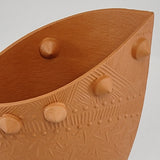 Textured Terracotta Vessel by Paul Taylor