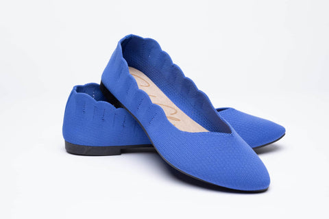 blue flats