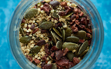 High protein vegan healthy topping,