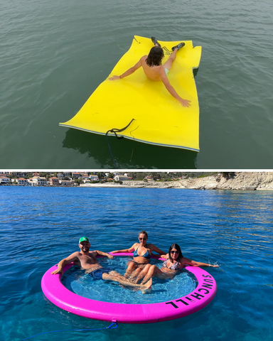 Float mat alternative and inflatable sunchill comparison
