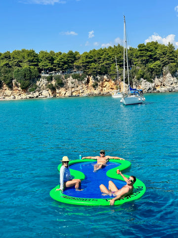 large floaty at parker tube float