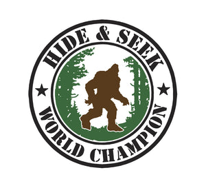 Hide and Seek World Champion Sticker 