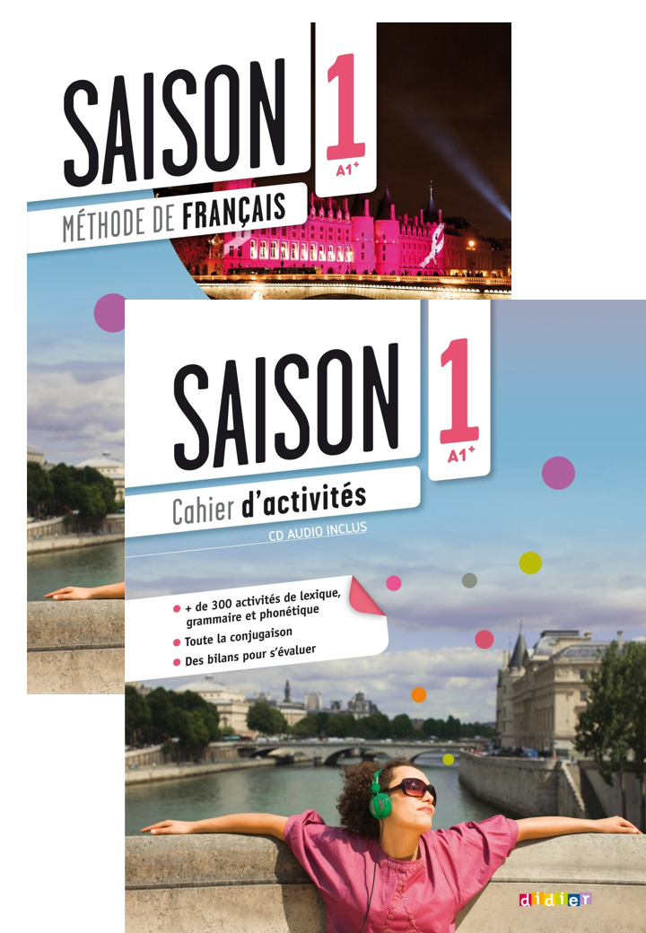 Saison 1-A1+ Livre De L’Élève + Cahier D’Activités ( 2 Book Set ...