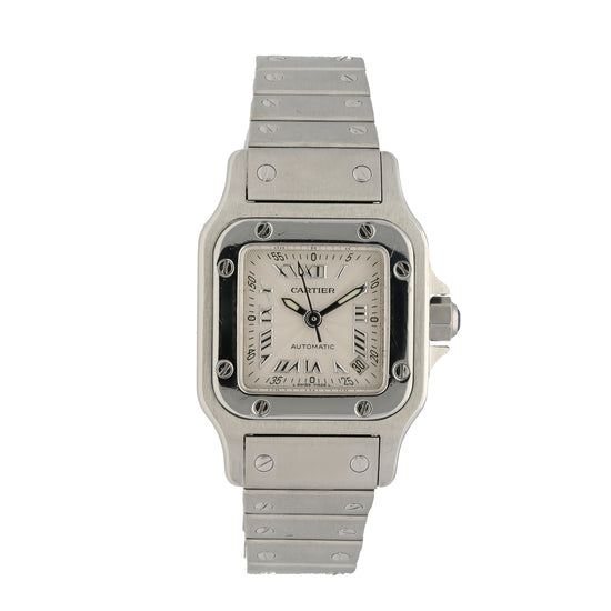 cartier stainless steel ladies watch