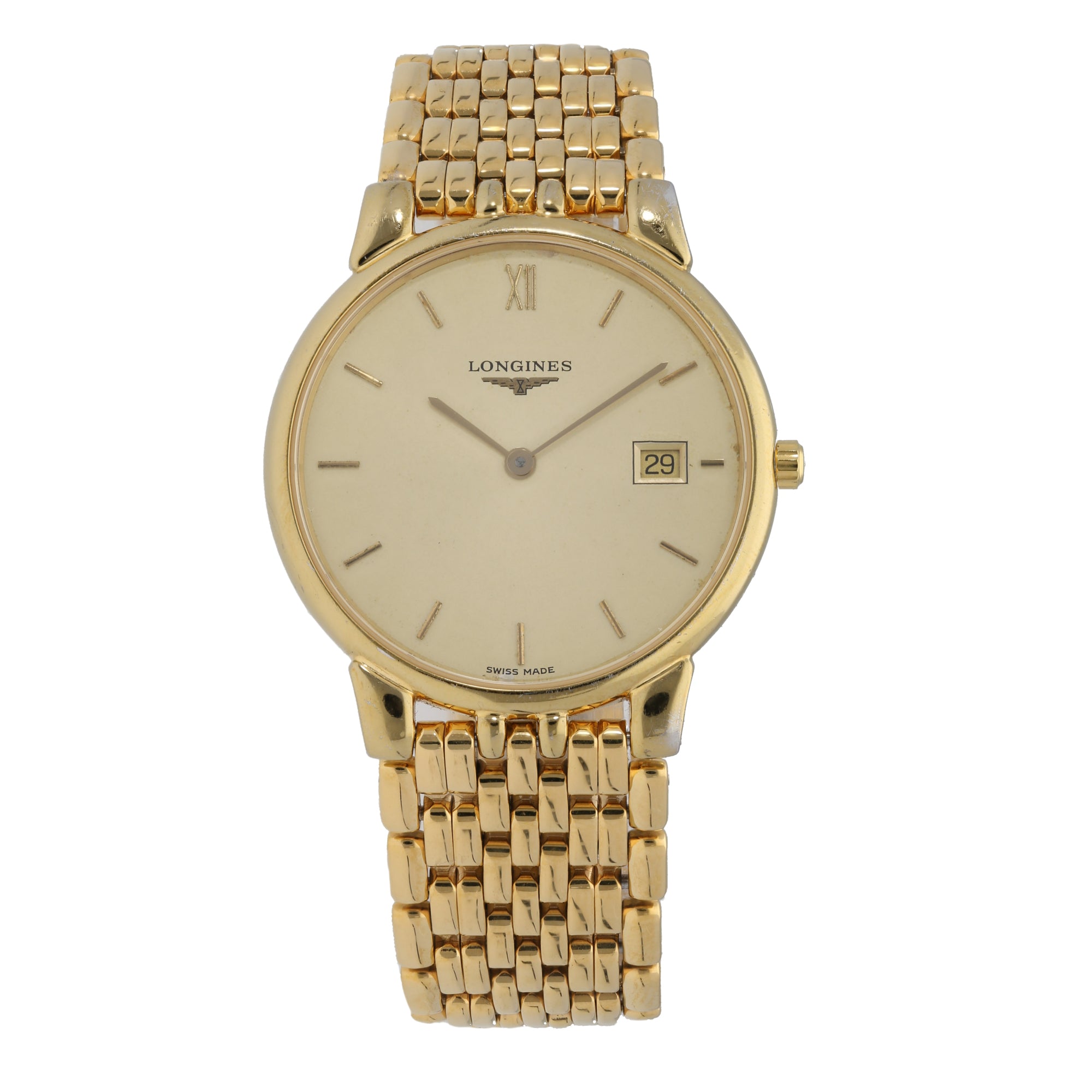 Longines La Grande Classique L5.632.2 33mm Gold Plated Mens Watch– Est1897