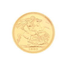 Load image into Gallery viewer, 22ct Gold Elizabeth II Full Sovereign Coin 1980
