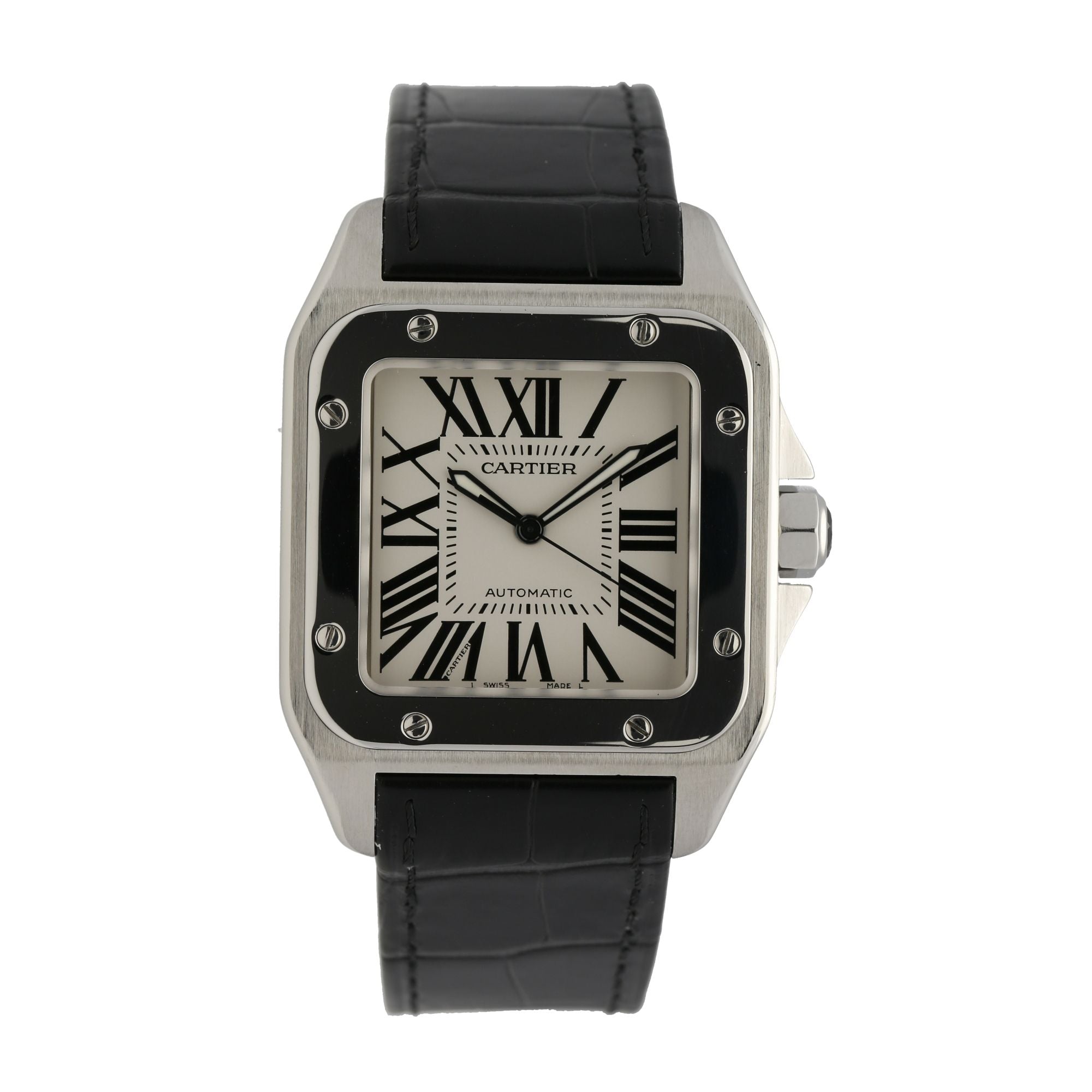 cartier santos 100 mens watch