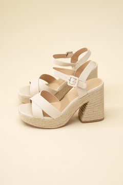 NOBLE-S Espadrille Sandal Heel