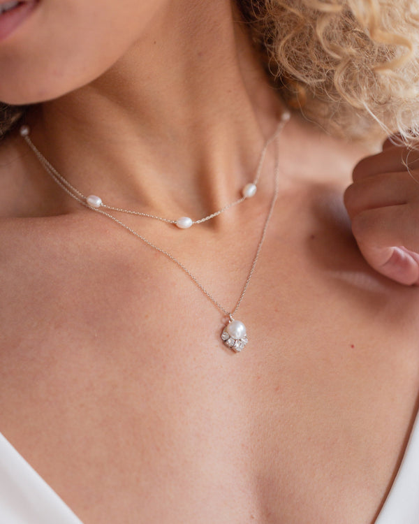 Celestial Pearl Drop Necklace – Atelier Elise Canada