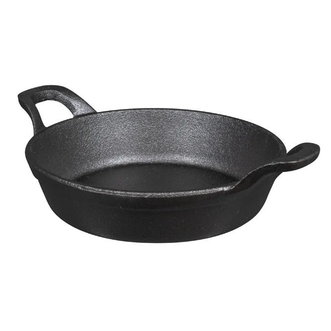 American Metalcraft CIPR7251 7 1/4" Round Baking Dish w/ 24 7/8 oz Capacity, Cast Iron