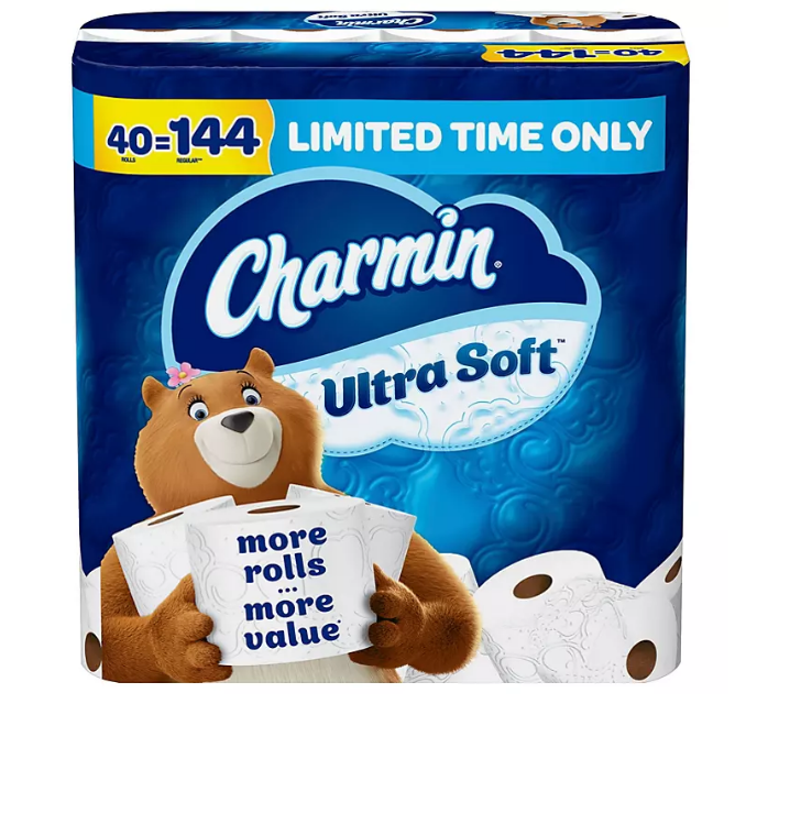 Charmin Ultra Soft Toilet Paper (221 sheets/roll, 40 rolls) – Openbax