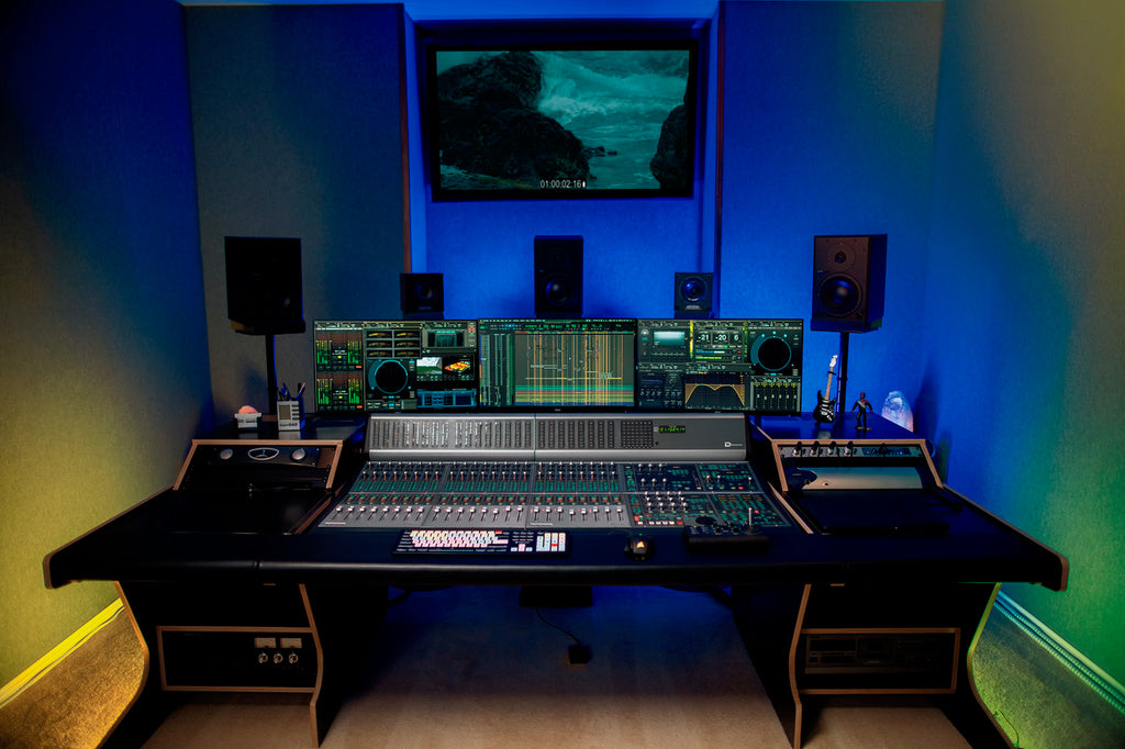 Sharpe Sound Finished Install Studio Desk