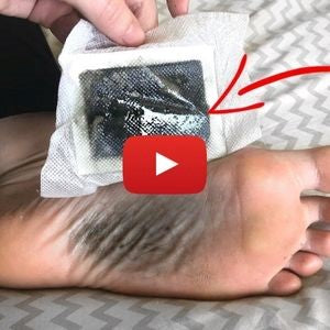 Image of removing toxins from body using a detox footpatch