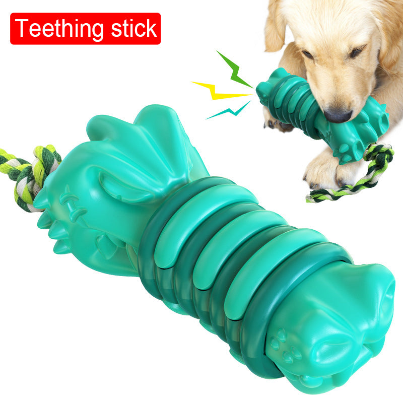 Dog toy ball sounding crocodile head molar stick molar teeth cleaning teeth resistant to bite molar stick