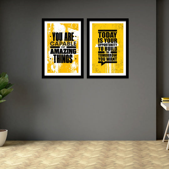 Shop Motivational Quote Frames for Home & Office at Vibecrafts.