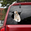 [ld1433-snf-lad]-borzois-crack-car-sticker-dogs-lover