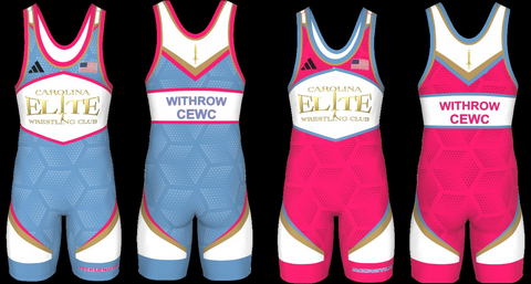 International style wrestling singlets CEWC Jacksonville NC Carolina Elite Wrestling Club Greco Freestyle Womens