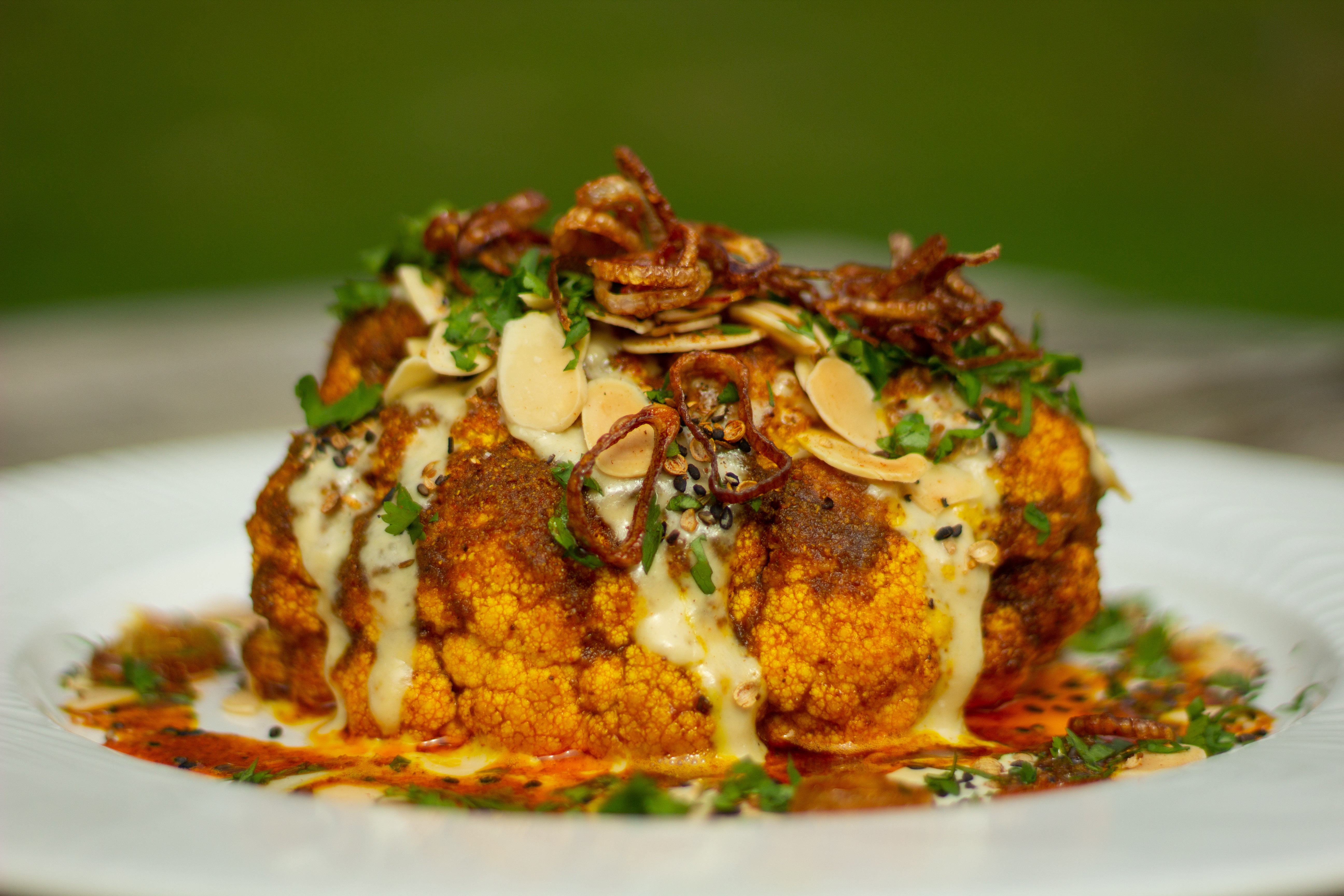 Tuesday - Roasted Cauliflower with Spiced Dukkah