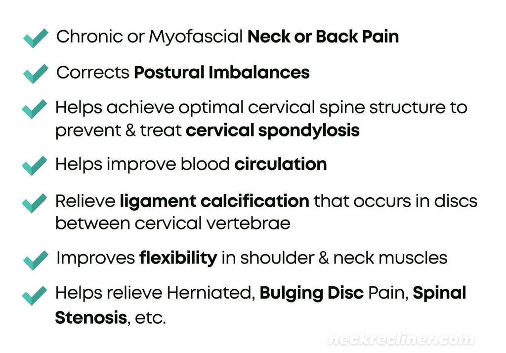 neck recliner benefits cervical traction pain relief benefits