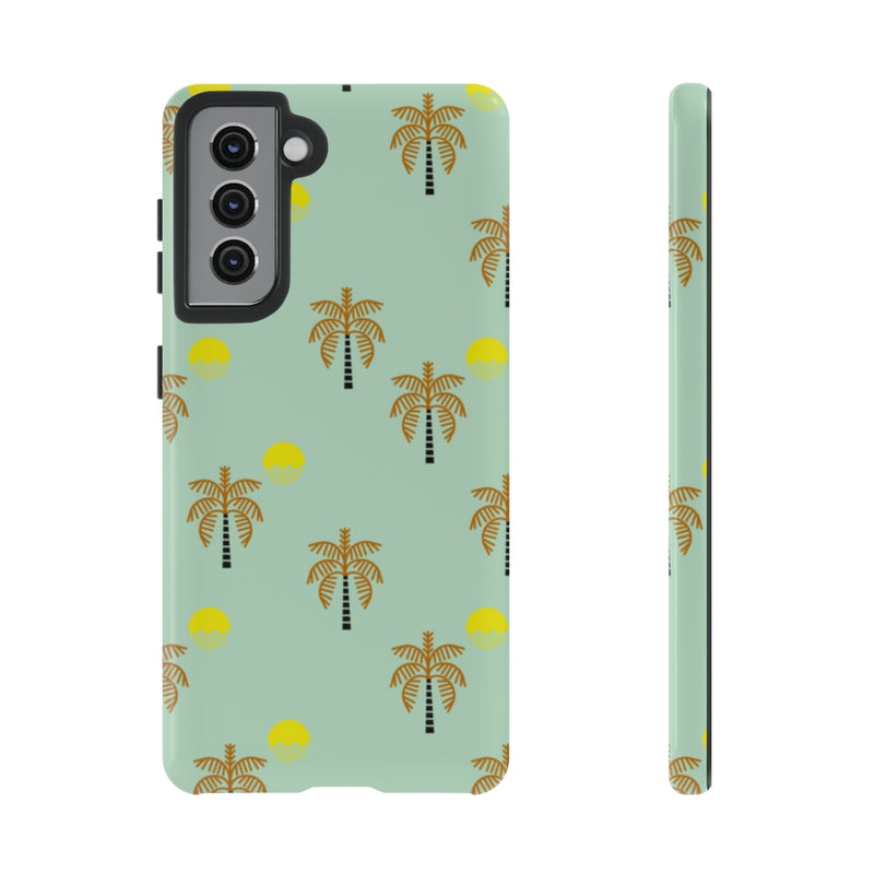 Retro Palm trees and sunshine Phone Case