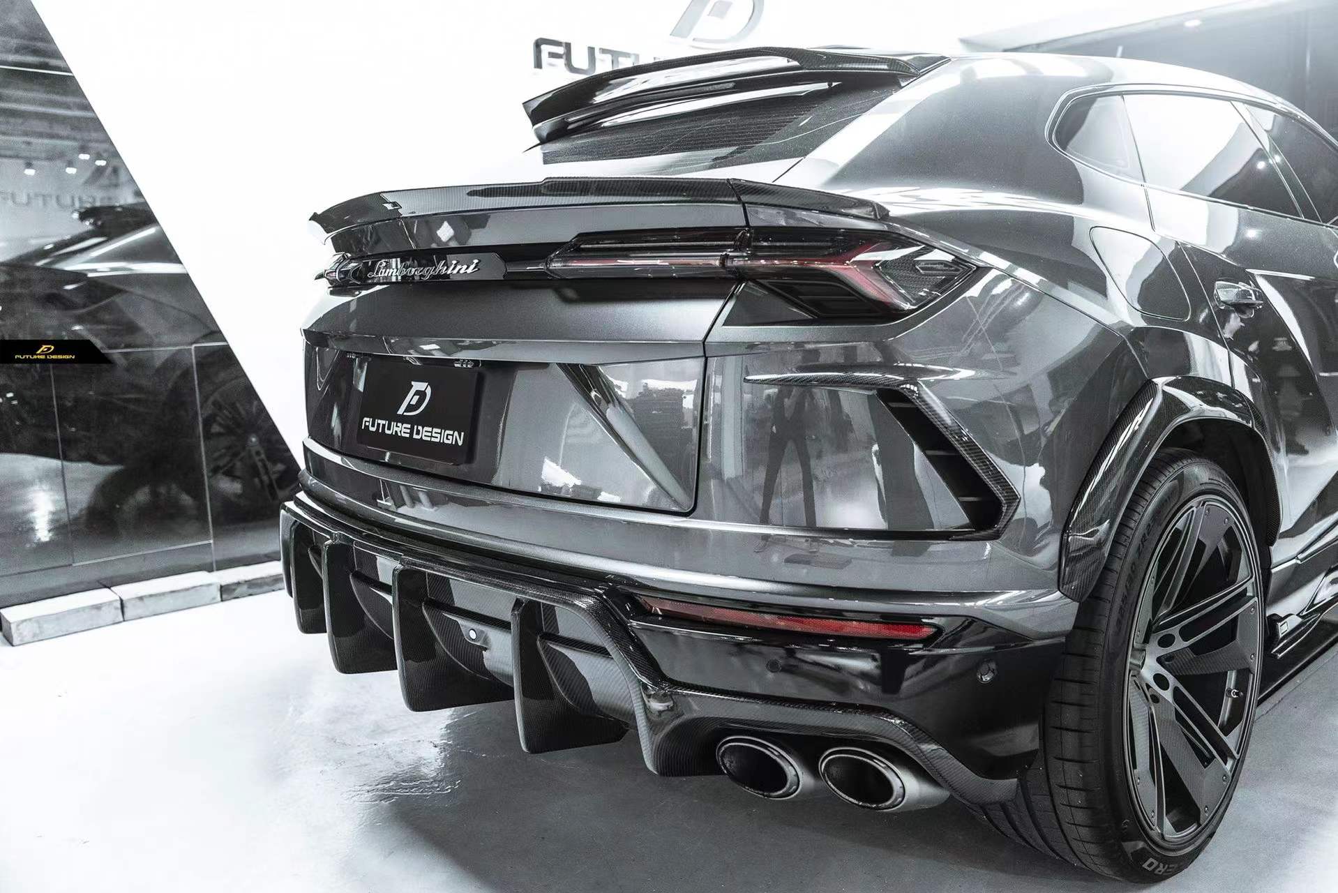 Future Design FD Carbon Fiber REAR DIFFUSER for Lamborghini Urus – Future  Design Carbon