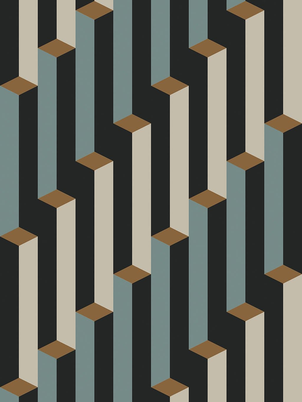 Modern 03. Retro Geometric pattern.