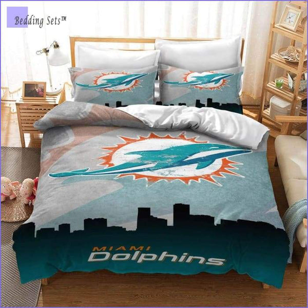 miami dolphins comforter set queen