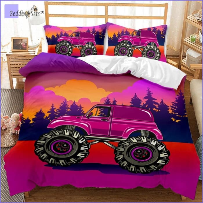 monster truck jam bedding