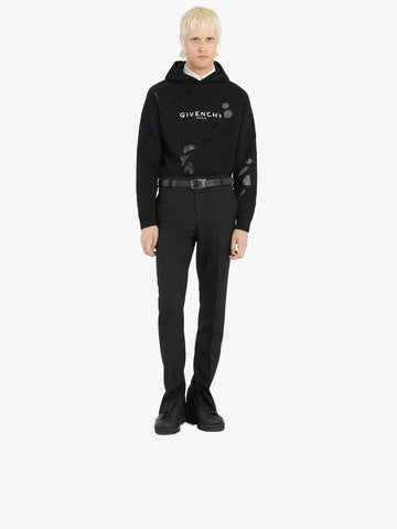 givenchy paris destroyed hoodie