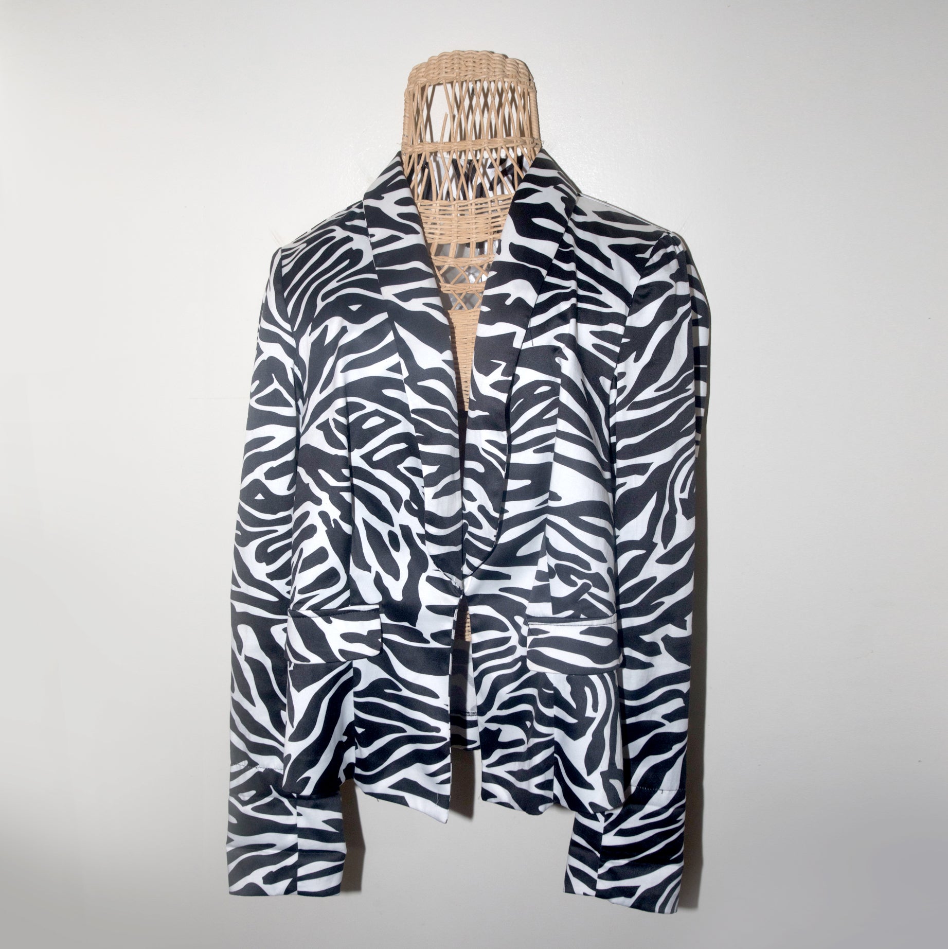 influenza Verzoenen machine Women's Zebra Print Blazer – thriftelephant