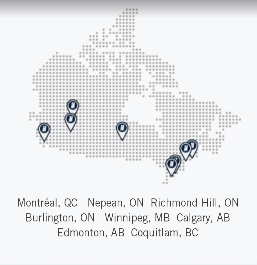 Midnorthern Appliance Store Location Map