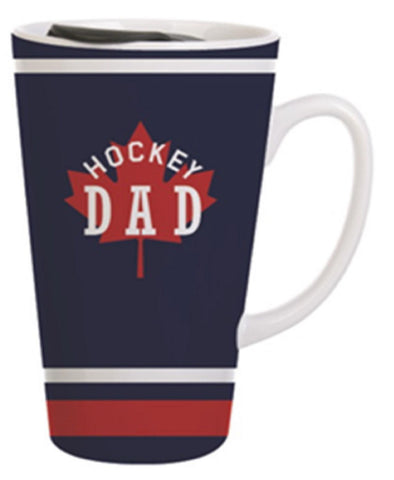 Hockey Dad Coffee Mug with Lid