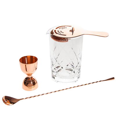 Copper cocktail set 