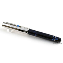 Load image into Gallery viewer, OMAS Celluloid Paragon Blue Royale W/925 Sterling Silver Cap Rollerball Pen

