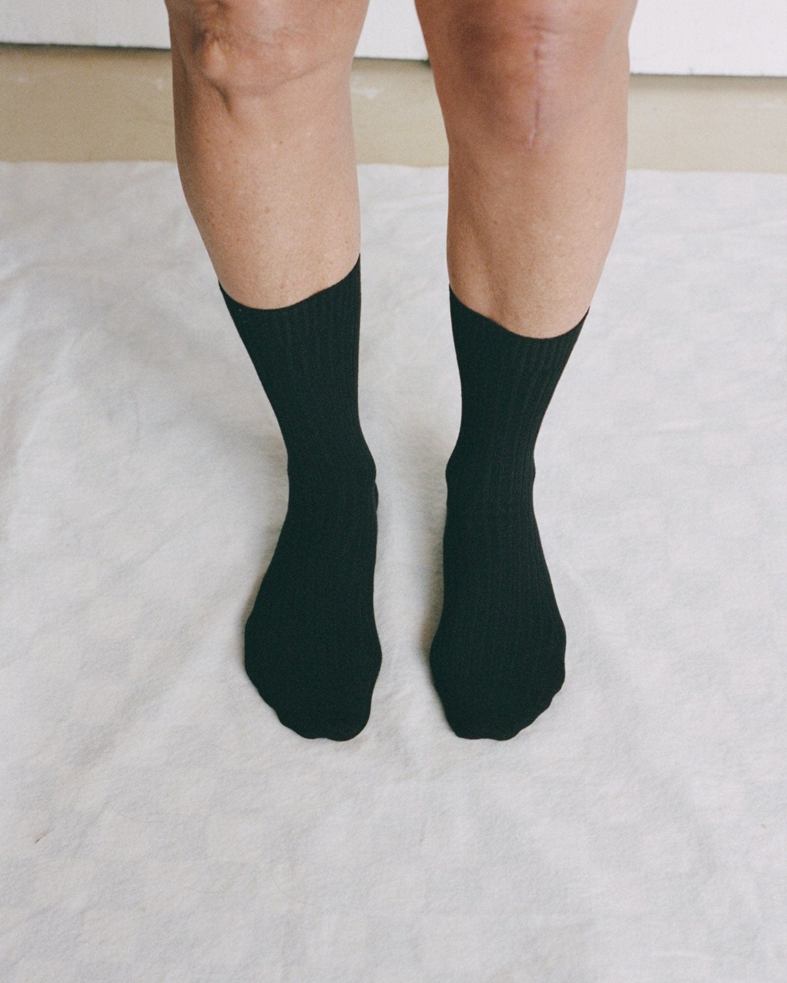 Rib Overankle Socks