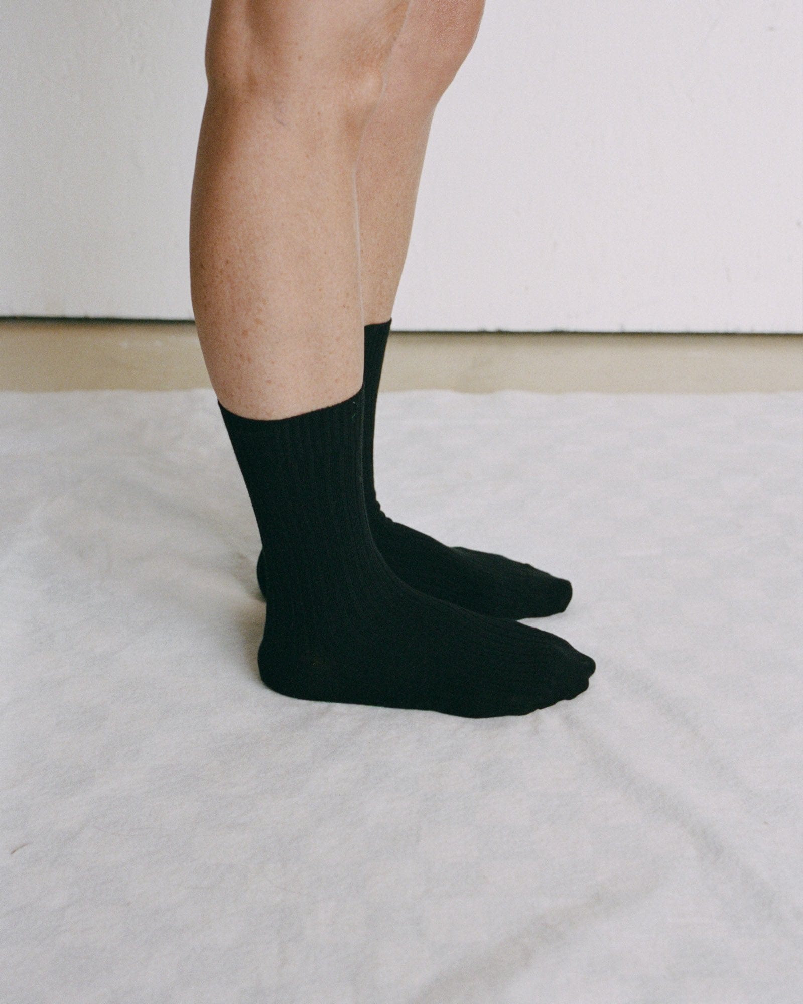 Rib Overankle Socks