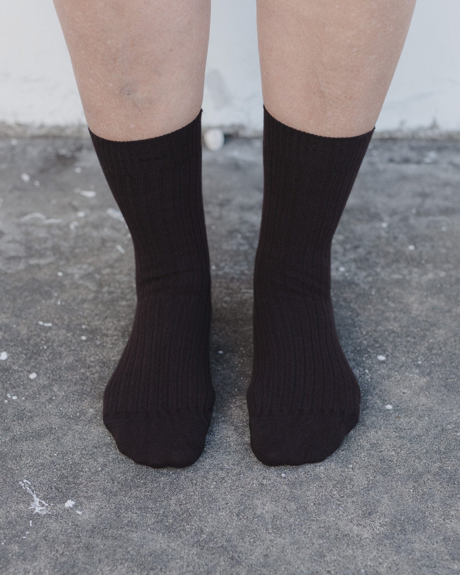 Rib Overankle Socks