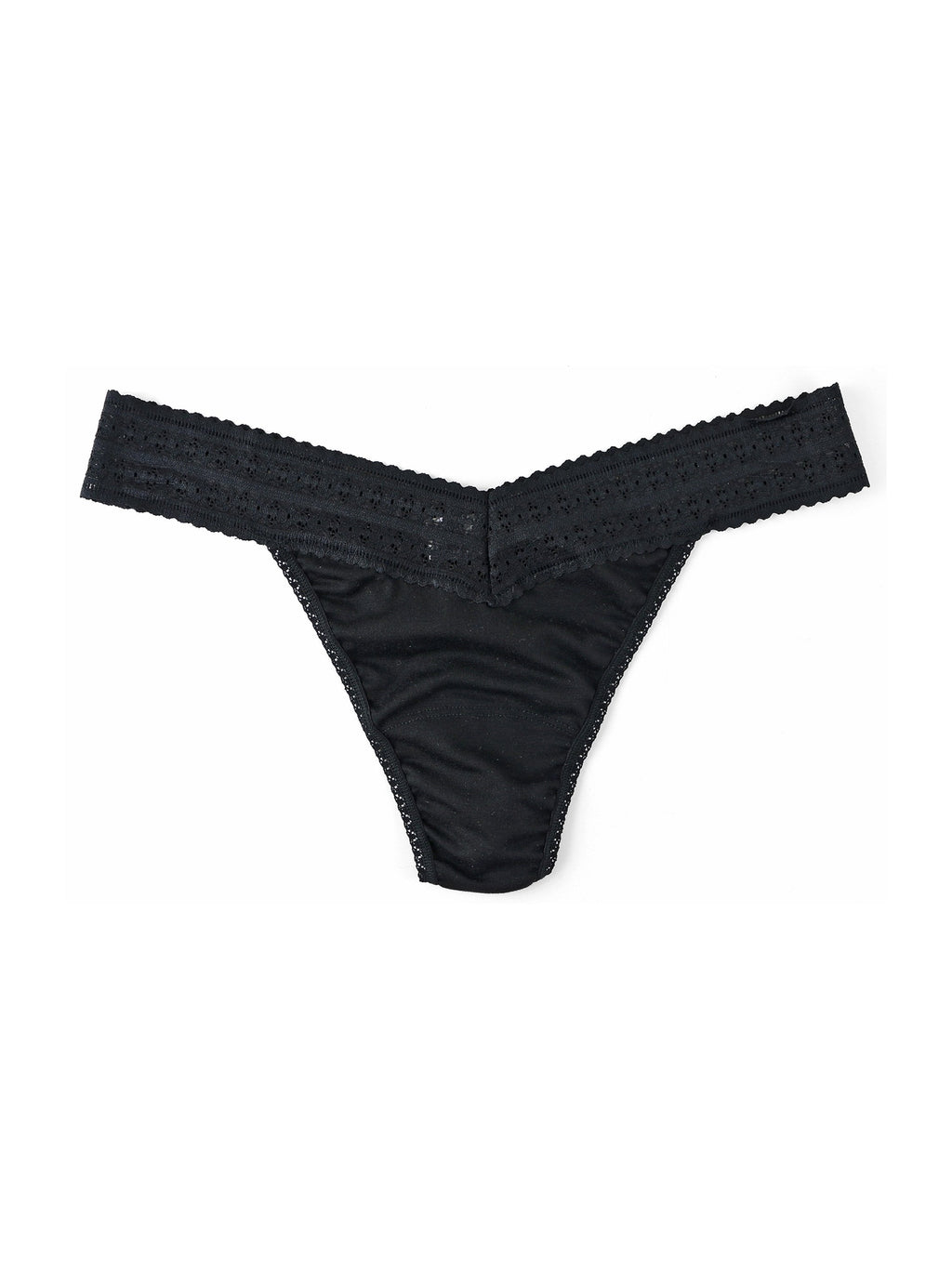 VICTORIA'S SECRET Black Cotton V-String Thong Panty S M L XL 2XL Sexy  G-String