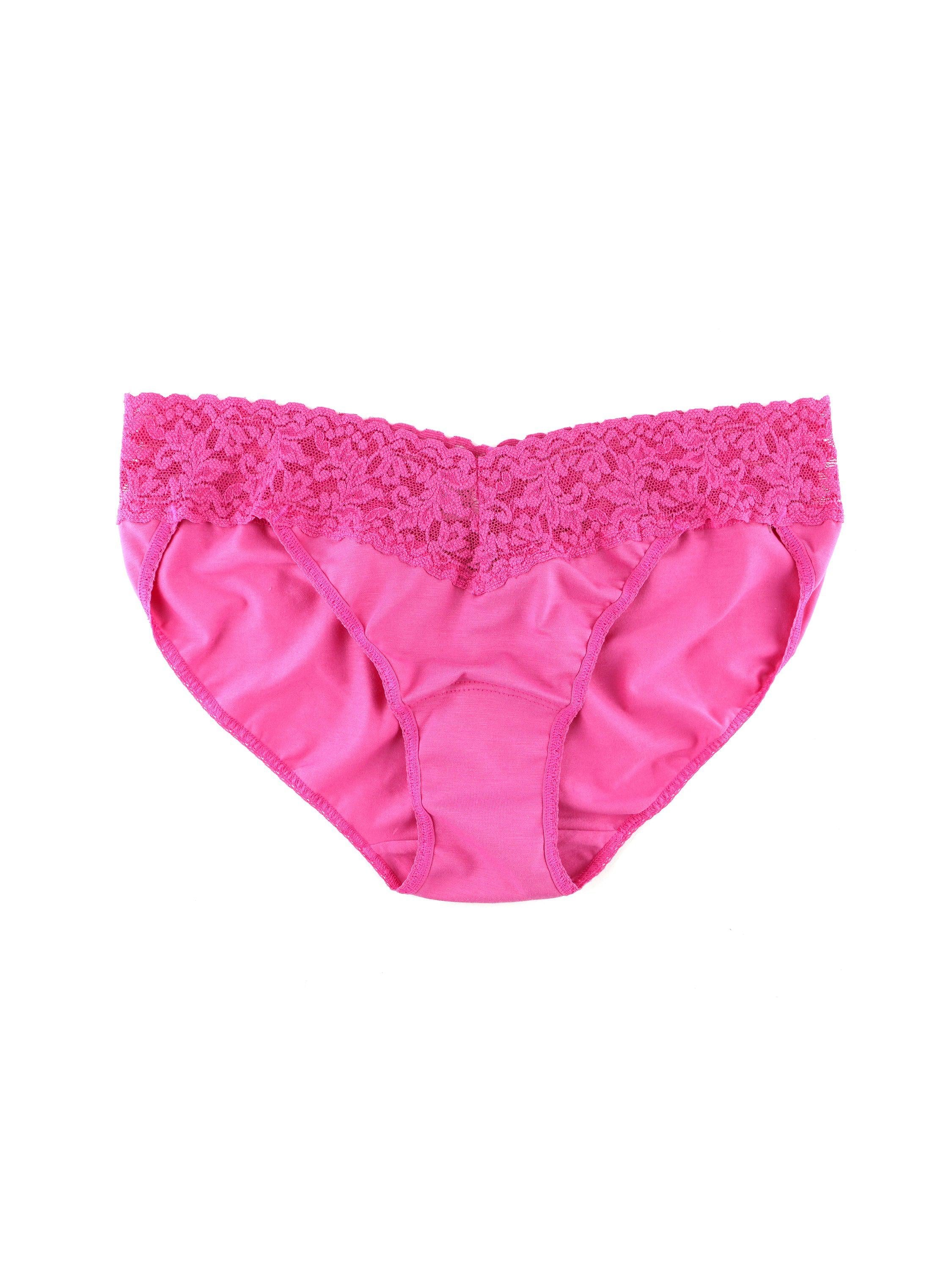 Hanky Panky Supima® Cotton V-kini Sale In Pink