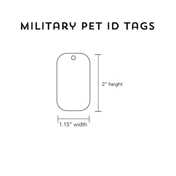 Nature Camping Military Pet ID Tag