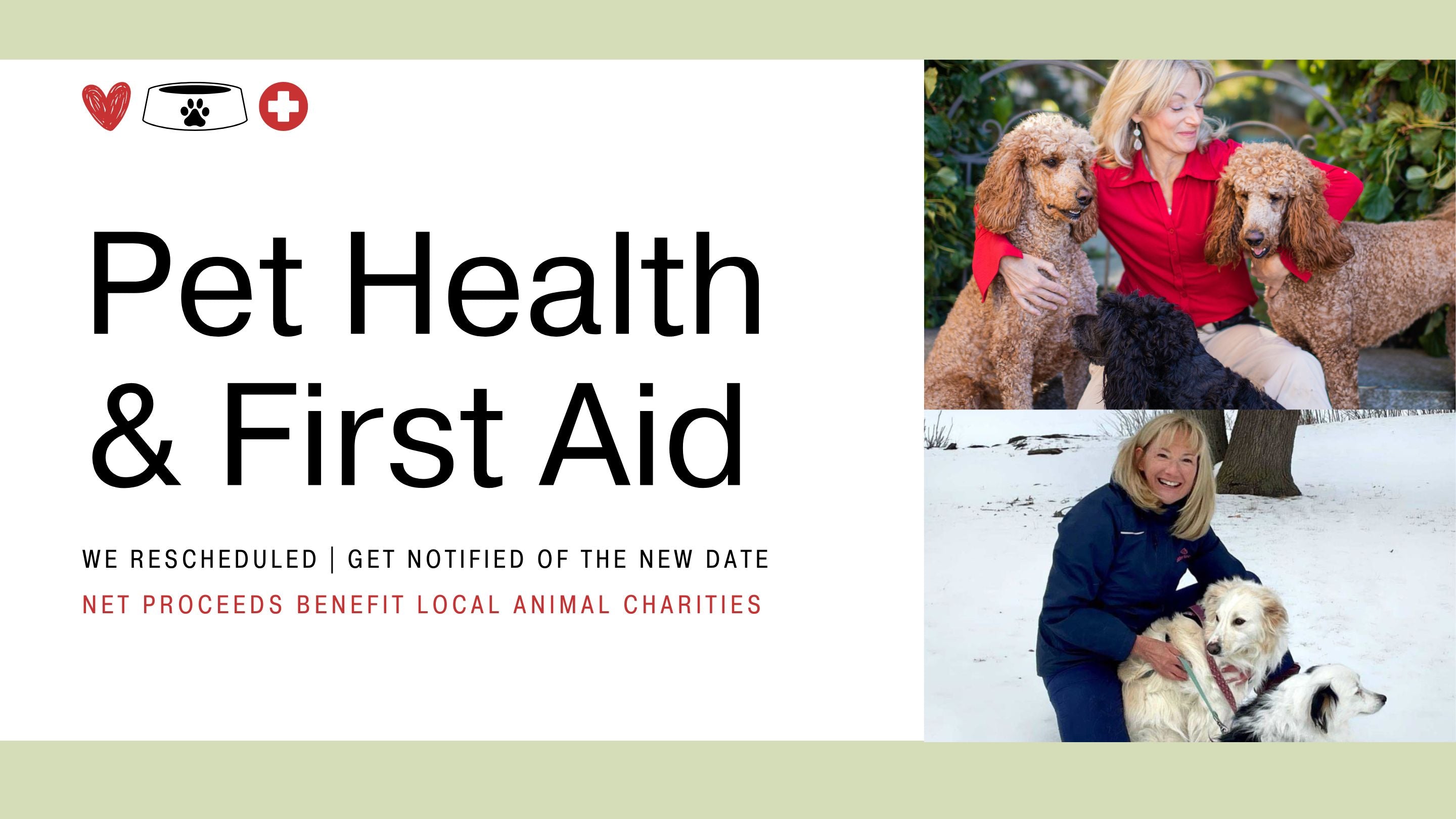 Pet Health Nutrition First Aid And CPR Workshop to Benefit Charity