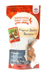 Human Grade Gluten Free Peanut Butter Banana Treats For Dogs By Goodness Gracious