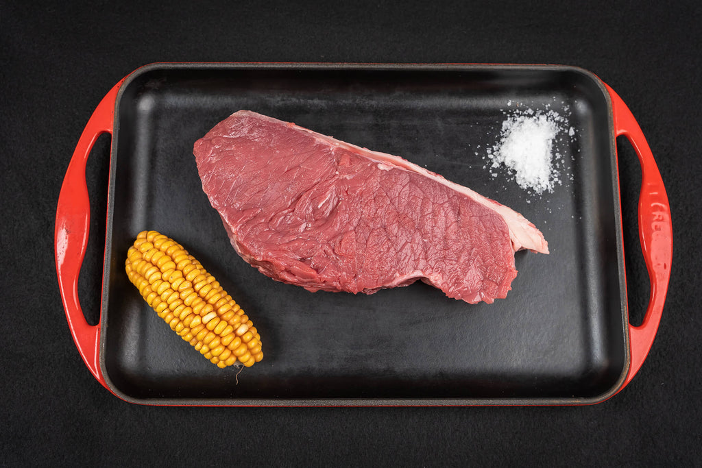 Picture of a Belgian New York strip