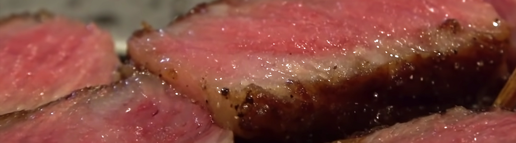 Bild von zubereitetem Wagyu Miyzaki Steak