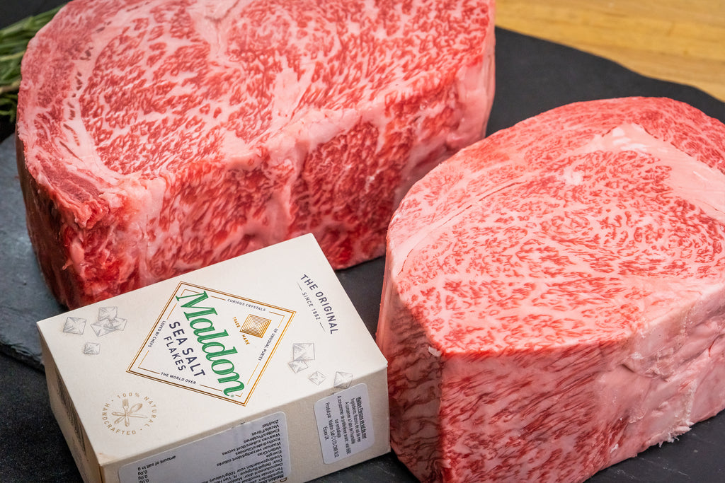 Picture of Wagyu with Maldon salt flakes