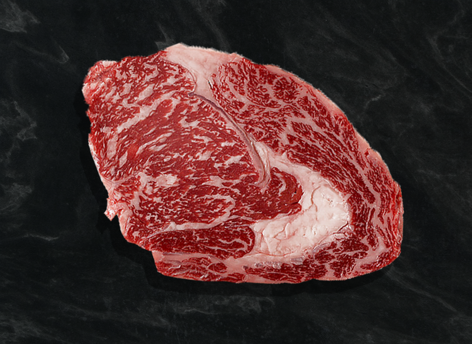 Australian Wagyu Bms 8 12 Beef Ribeye Steak 1 Kg Os Meatshop 