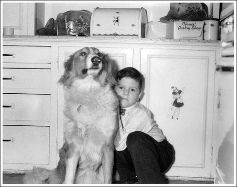 John, age 6, with his dog Duke