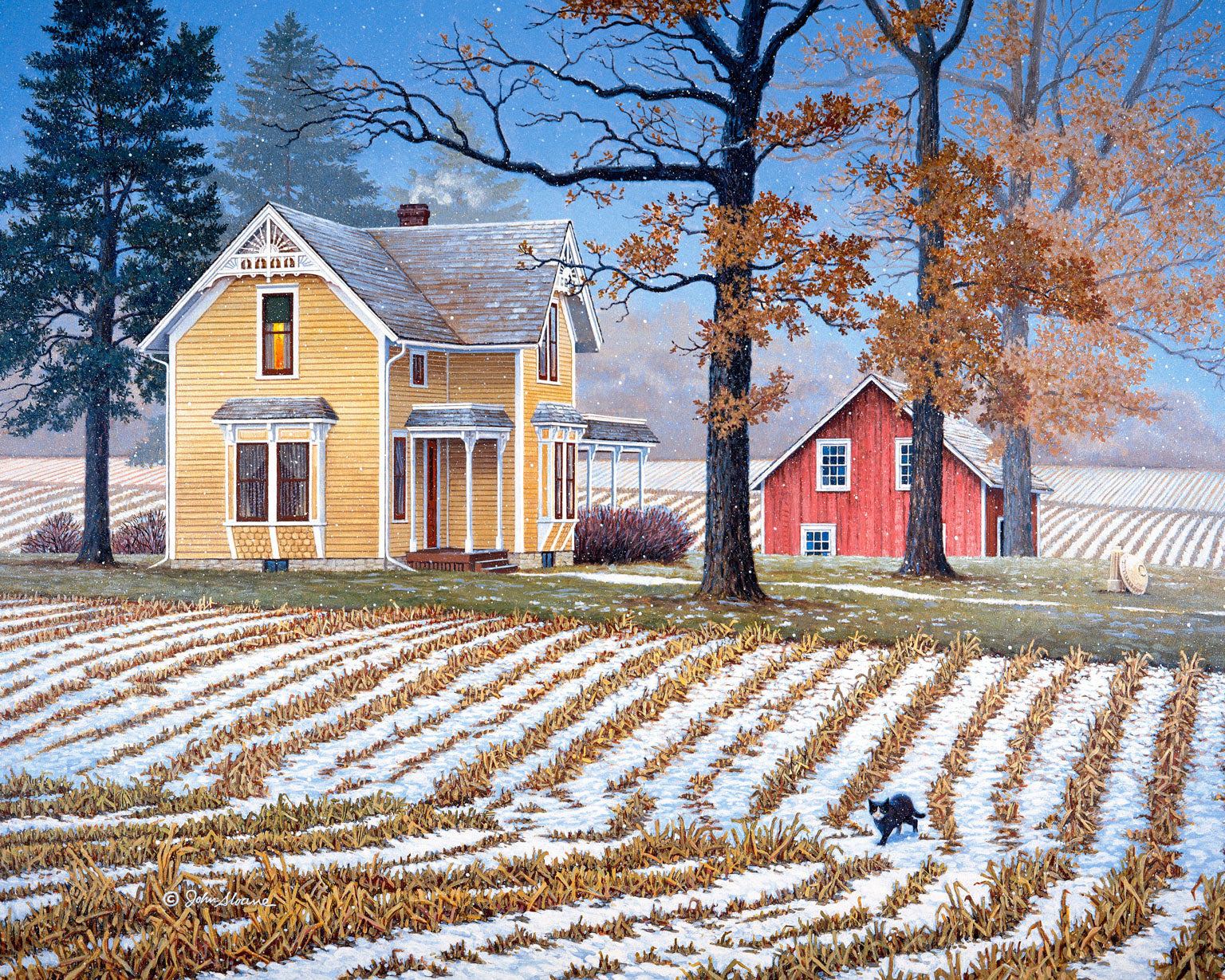 Кантри арт. Американский художник John Sloane. Джон Слоун картины осень. Art Country Farmhouse стиль живопись. Джон Слоун деревня.