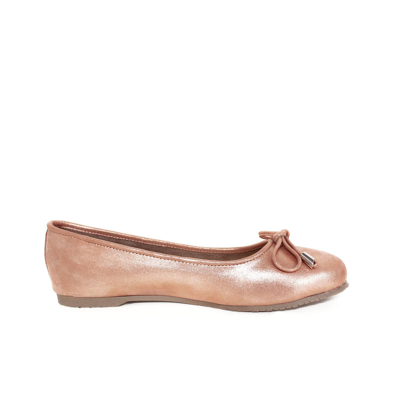 Ballet Flats Rose Gold Metallic – Carolina